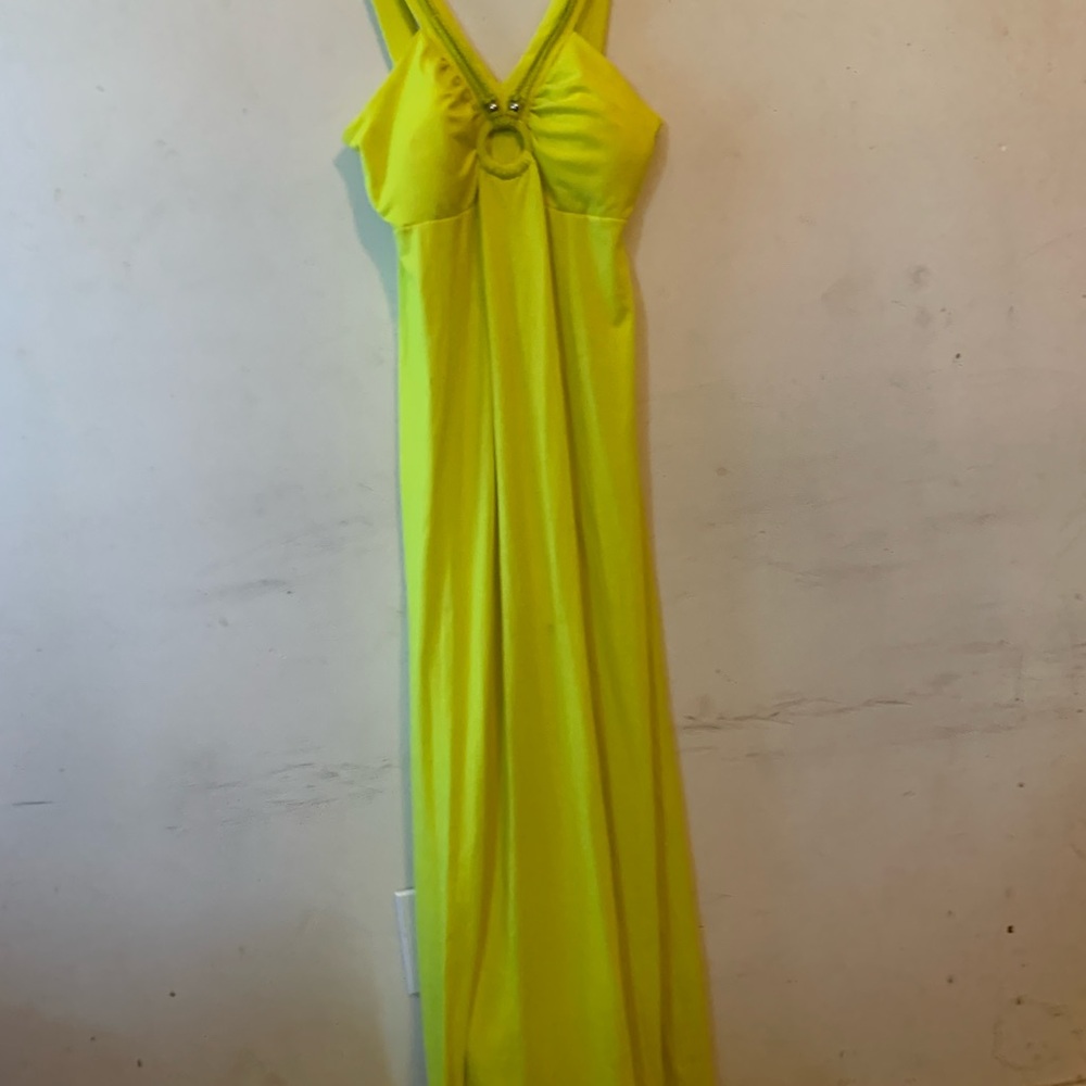 Vibrant Yellow Maxi Dress